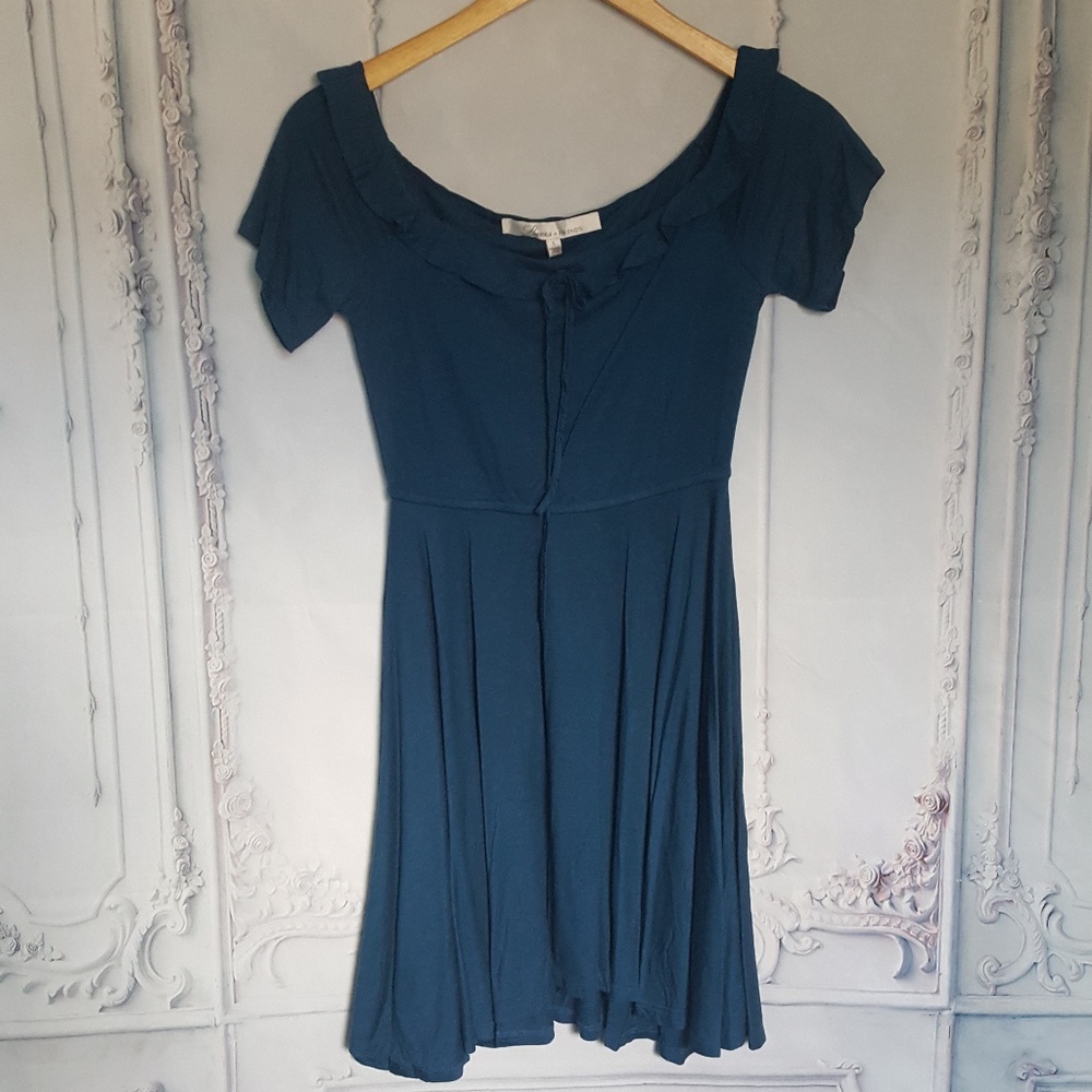 Lovers + Friends Gabbie Dress Sample in Jade